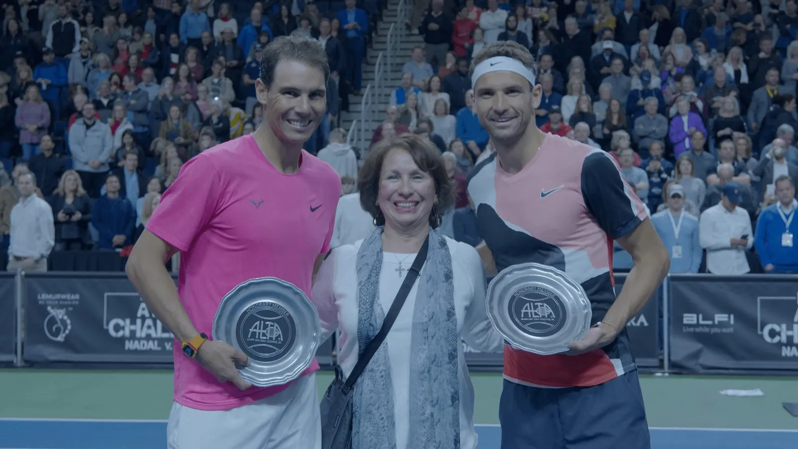 Professional tennis captured by Network Frequency