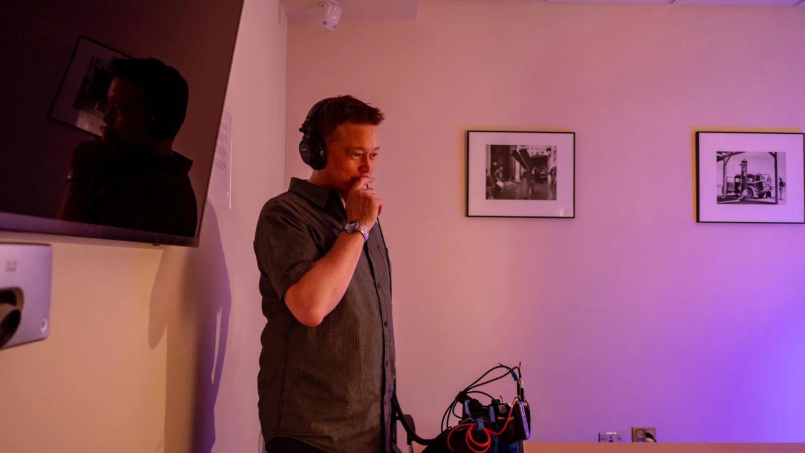 Audio post-production and mixing suite at Network Frequency